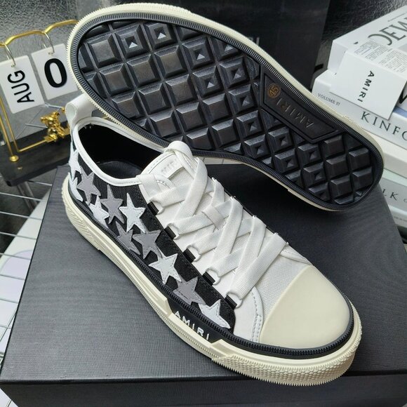 AMIRI Classic black and white canvas shoes - Picture 2 of 5